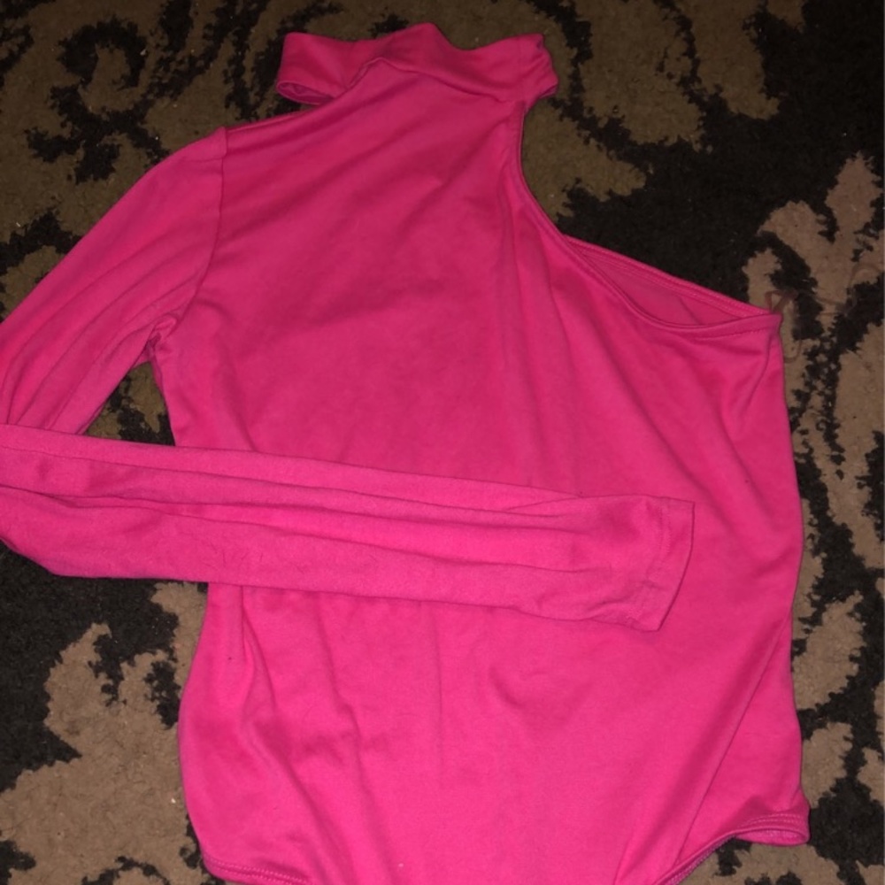 Hot pink bodysuit